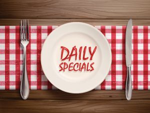 Italian restaurant specials